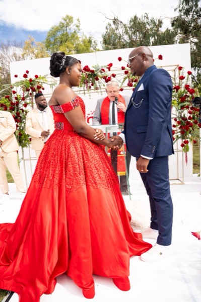 Wedding ceremony by Dr. Gerrit Rademeyer in Hazyview